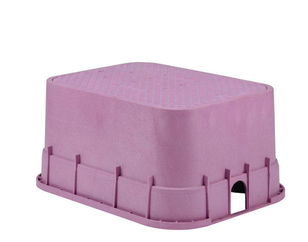 PVBJMBP - 12 in. PVB Jumbo Valve Box - Purple Body & Drop-in Purple Lid PVBJMBP - 12 in. PVB Jumbo Valve Box - Purple Body & Drop-in Purple Lid